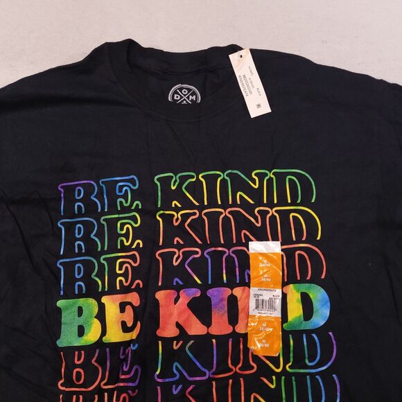DOM Be Kind to One Another Graphic Short Sleeve T Shirt Mens Size Medium M Black - Picture 1 of 11